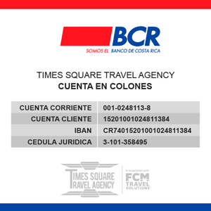 Cuentas bancarias BCR Visa Colones