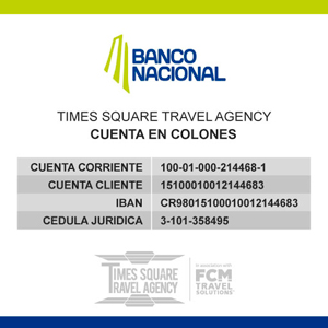 Cuentas bancarias BNCR Visa Colones